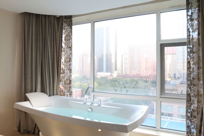 Happy Homeowner with New Bathtub