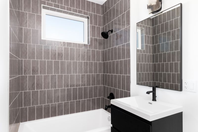 Tile-Accent Shower Wall