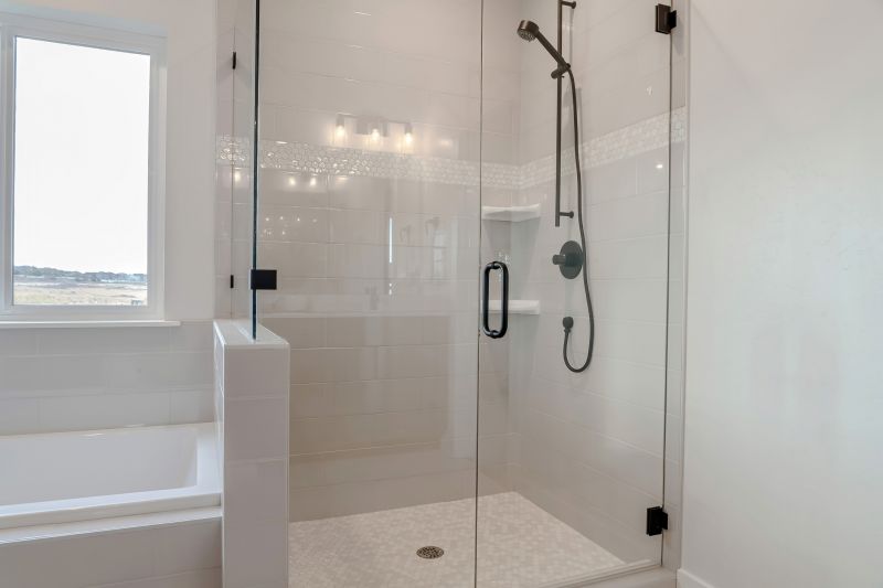 Modern Shower with Clear Glass